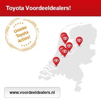 www.voordeeldealers.nl Toyota actie site van Nederland