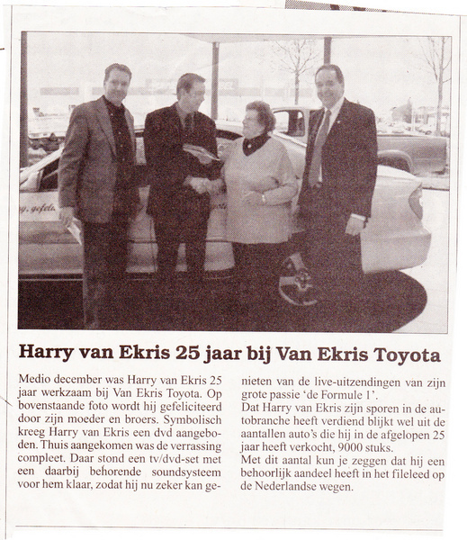 ja de 25 jaar was een tijd terug.