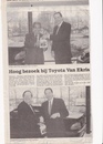 Gert van Ekris met Evert Louwman