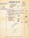 Rekening van GM Van Ekris uit Breukelen 1956