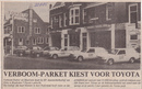 Verboom pakket kiest voor Toyota 1985