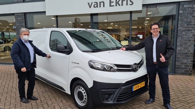 Toyota ProAce EV elektrisch aflevering Van Ekris 
