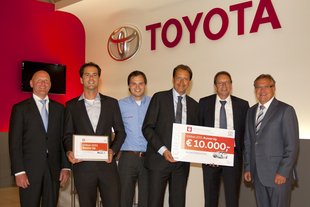 Toyota van Ekris is runner up ‘Toyota Ichiban European Customer Satisfaction Award 2010’