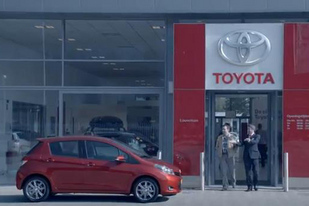 Op tv de nieuwe Yaris commercials