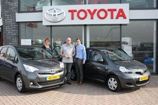 Nieuwe Toyota Verso-S en Aygo voor de familie De Haan uit Vinkeveen!
