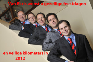 Van Ekris wenst u een fijne jaarwisseling en een gezond 2012
