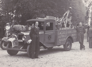 Cees van Ekris voor de takelwagen