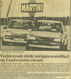 Van Ekris Zandvoort Cup Starlet VAR